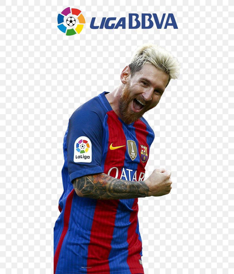 Lionel Messi 2016–17 La Liga FC Barcelona Premier League Jersey, PNG, 444x960px, Lionel Messi, Cristiano Ronaldo, Facial Hair, Fc Barcelona, Football Download Free