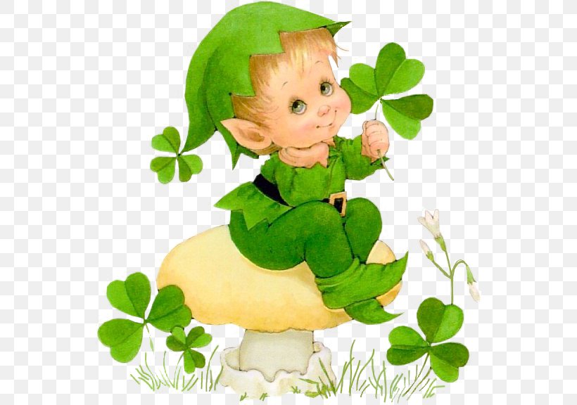 St. Patrick's Cathedral Saint Patrick's Day Leprechaun Clip Art Ireland, PNG, 548x576px, St Patricks Cathedral, Clover, Fictional Character, Fourleaf Clover, Happy Download Free