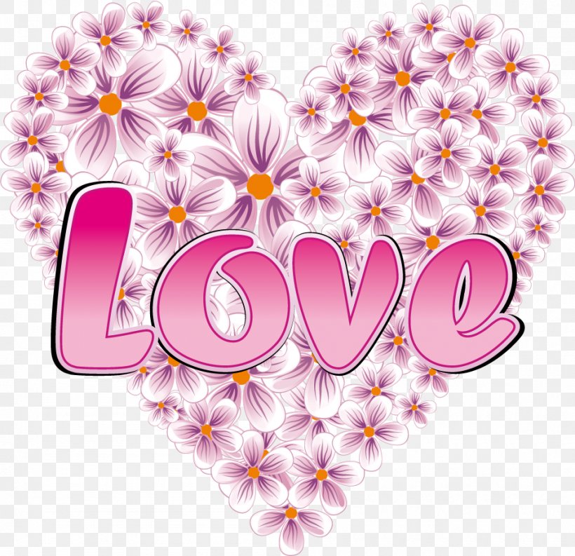 Valentine's Day Heart Clip Art, PNG, 950x919px, Heart, Blossom, Cut Flowers, Dahlia, Digital Image Download Free