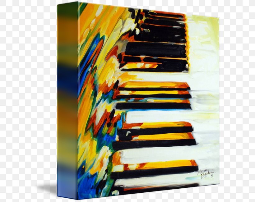 Abstract Art Jazz Piano Painting, PNG, 606x650px, Watercolor, Cartoon, Flower, Frame, Heart Download Free