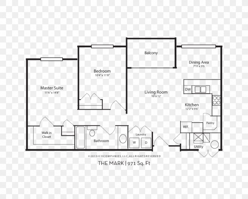 Floor Plan The Aston At University Place Provo University Of Utah Apartment, PNG, 1000x800px, Floor Plan, Apartment, Area, Aston At University Place, Black And White Download Free