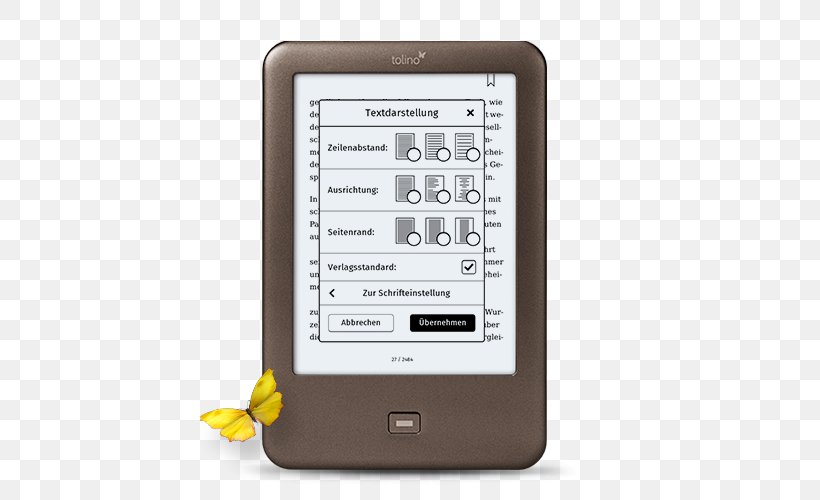 Comparison Of E-readers Tolino Shine E-book, PNG, 570x500px, Comparison Of Ereaders, Comparison Of E Book Readers, Digital Data, Ebook, Electronics Download Free