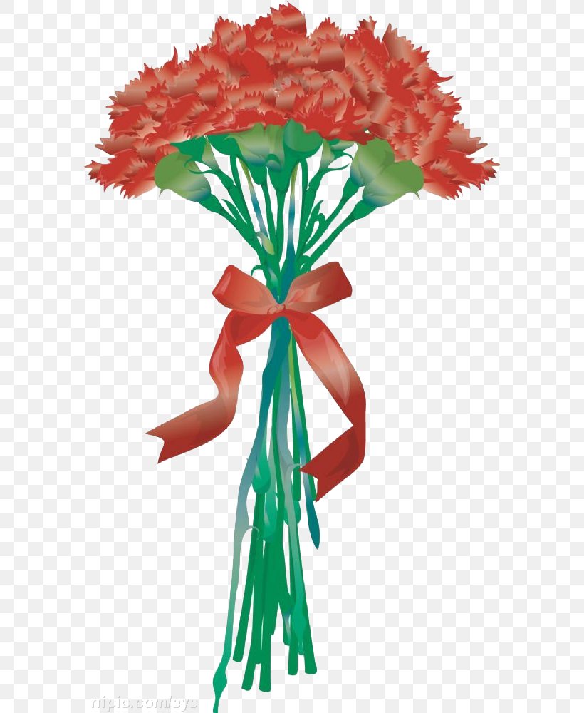 Floral Design Cartoon Carnation, PNG, 584x1000px, Floral Design, Carnation, Cartoon, Coreldraw, Cut Flowers Download Free