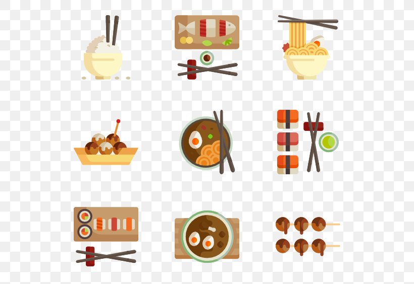 Japanese Cuisine Clip Art, PNG, 600x564px, Japanese Cuisine, Asian Cuisine, Flat Design, Food, Icon Design Download Free