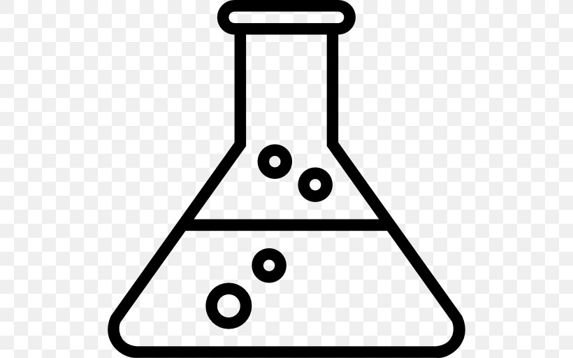 Laboratory Flasks Erlenmeyer Flask Chemistry, PNG, 512x512px, Laboratory Flasks, Area, Black And White, Chemistry, Erlenmeyer Flask Download Free