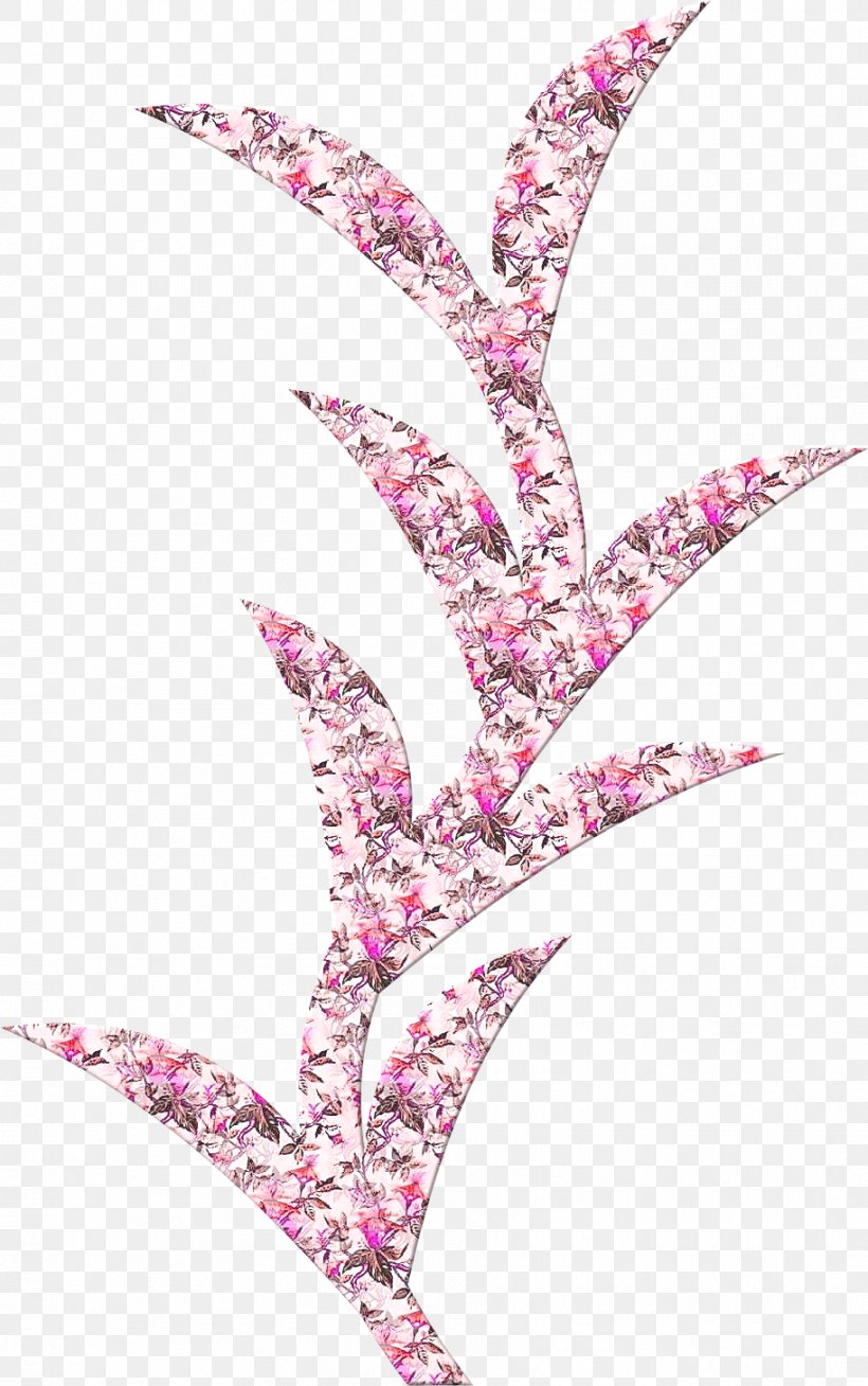 Branching Pink M Leaf Flower, PNG, 913x1457px, Branching, Branch, Flower, Leaf, Pink Download Free