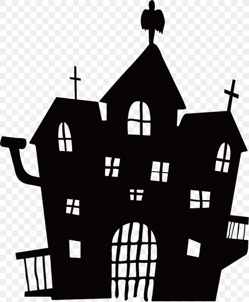 Haunted House Halloween Haunted Halloween, PNG, 844x1026px, Haunted House, Architecture, Building, Halloween, Haunted Halloween Download Free