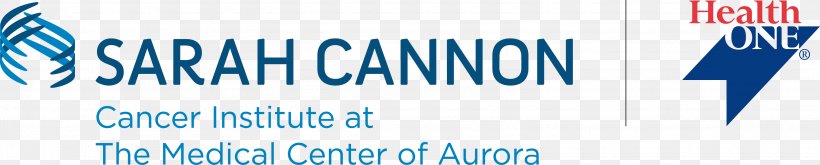 Logo Brand Sarah Cannon Research Institute Rose Medical Center, PNG, 3119x629px, Logo, Area, Banner, Blue, Brand Download Free