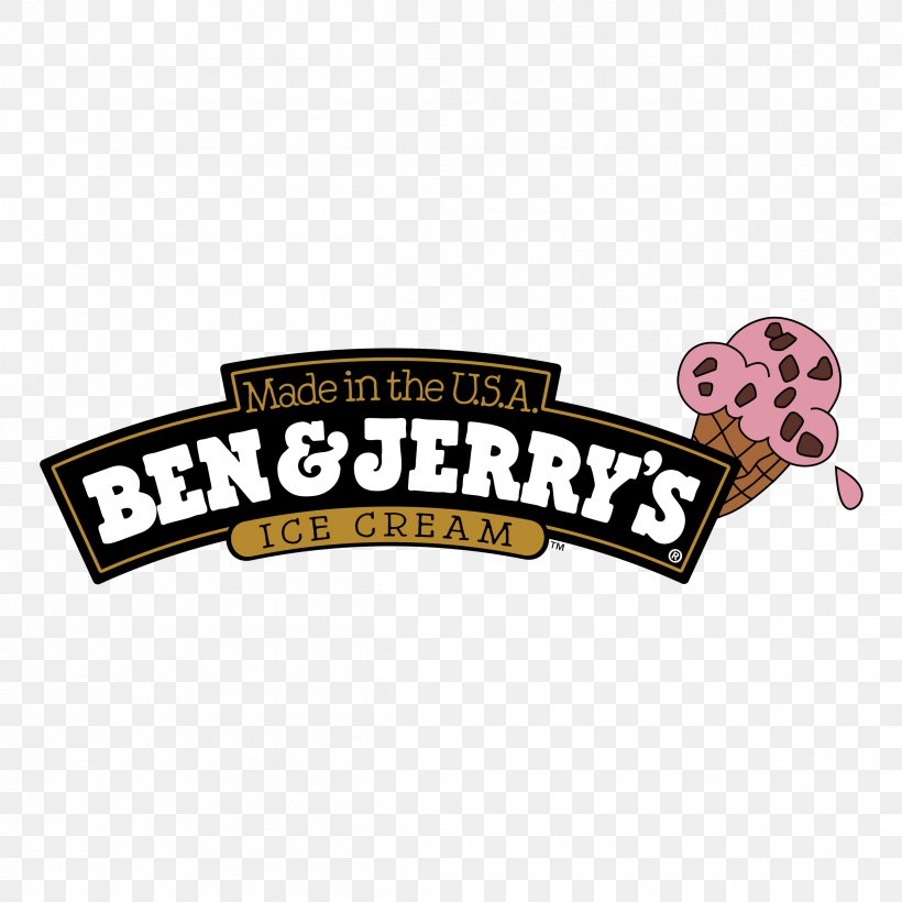 Logo Brand Ben & Jerry's Ice Cream Font, PNG, 2400x2400px, Logo, Brand, Ice Cream, Label, Text Download Free