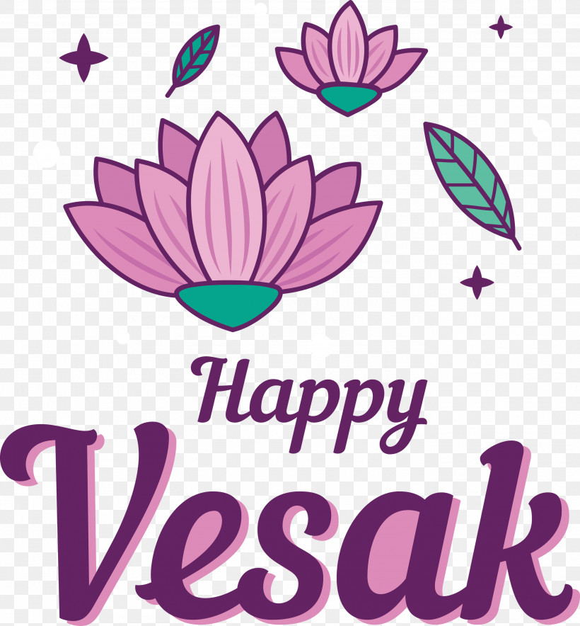 Happy Vesak, PNG, 2781x3000px, Happy Vesak, Biology, Cartoon, Flower, Lilac Download Free