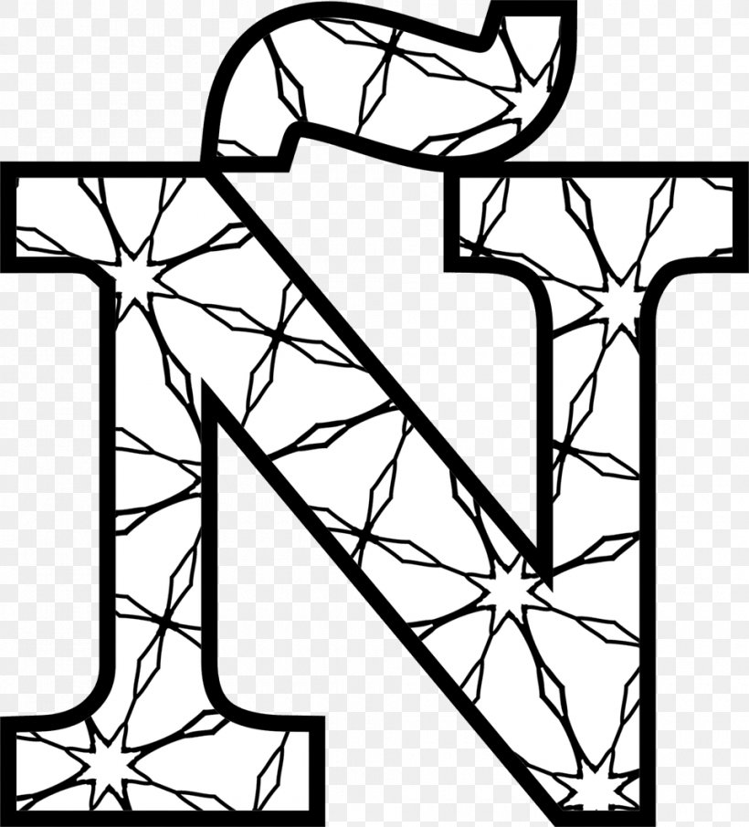 Download Letter Coloring Book Alphabet Png 960x1061px Letter Alphabet Area Black And White Branch Download Free