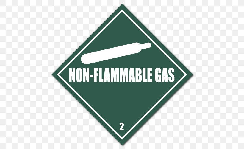 Dangerous Goods HAZMAT Class 2 Gases Label Combustibility And Flammability, PNG, 500x500px, Dangerous Goods, Adhesive, Adhesive Label, Area, Brand Download Free
