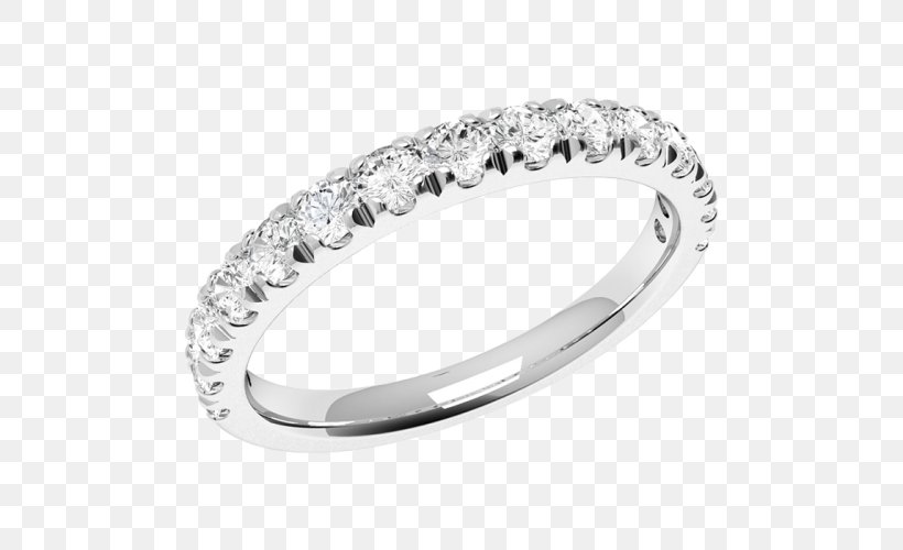Diamond Eternity Ring Wedding Ring Engagement Ring, PNG, 500x500px, Diamond, Body Jewelry, Brilliant, Diamond Cut, Emerald Download Free