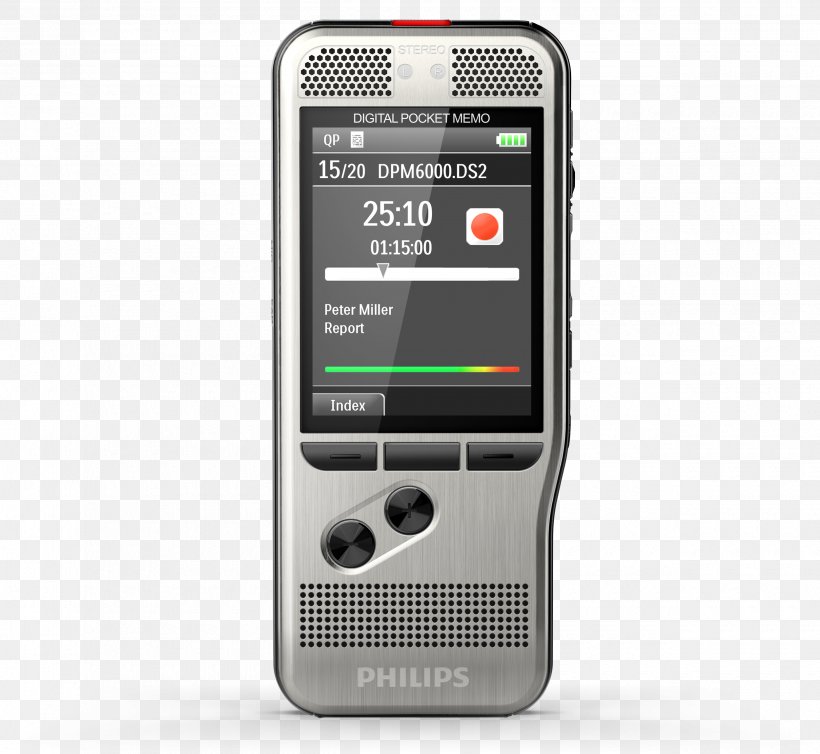 Dictation Machine Digital Dictation Philips Digital Pocket Memo DPM6000 Microphone, PNG, 2500x2300px, Dictation Machine, Business, Cellular Network, Communication Device, Dictation Download Free