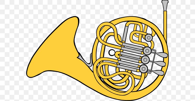 French Horns Drawing Clip Art, PNG, 600x426px, French Horns, Area, Brass Instrument, Brass Instruments, Drawing Download Free