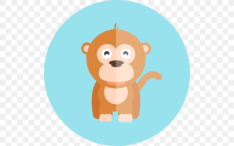 Monkey Clip Art, PNG, 512x512px, Monkey, Animal, Carnivoran, Cartoon, Cat Like Mammal Download Free