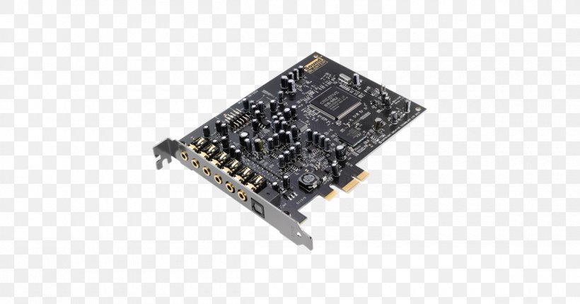 Sound Blaster Audigy Sound Cards & Audio Adapters Creative Labs PCI Express Environmental Audio Extensions, PNG, 1200x630px, 71 Surround Sound, Sound Blaster Audigy, Circuit Component, Computer, Computer Component Download Free