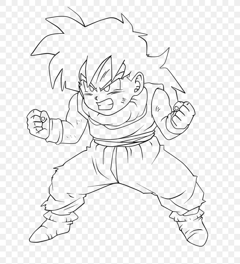 Line Art Drawing Gohan White Coloring Book, PNG, 800x903px, Line Art, Arm, Artwork, Black, Black And White Download Free