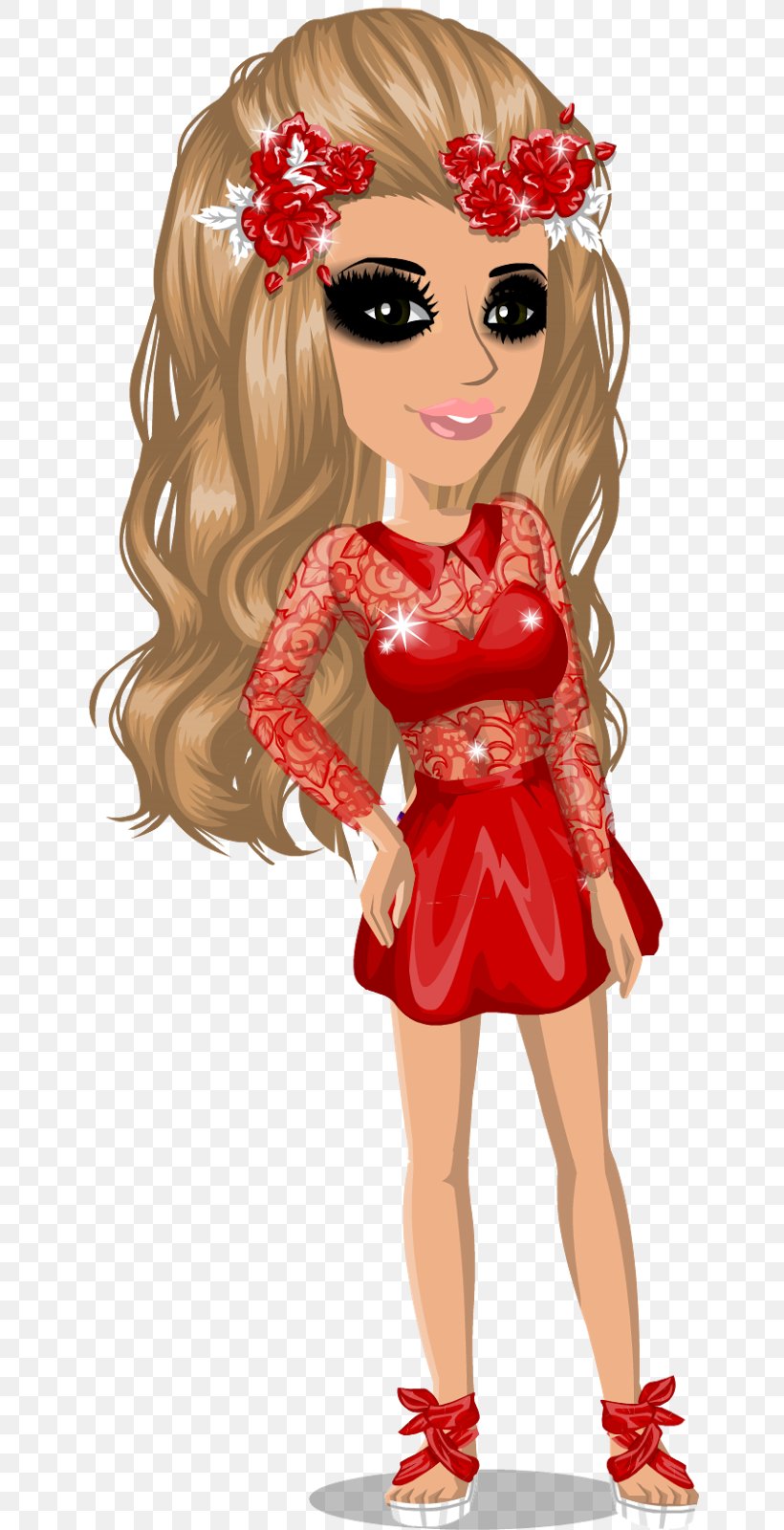 MovieStarPlanet Pretty Girls Blog Brown Hair, PNG, 642x1600px, Watercolor, Cartoon, Flower, Frame, Heart Download Free