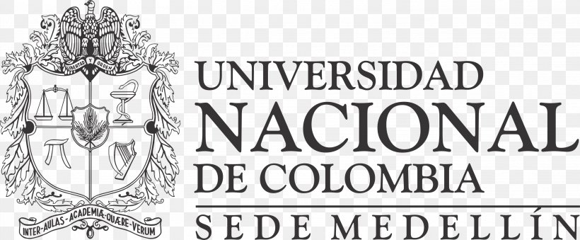 National University Of Colombia At Medellín National University Of Colombia At Manizales ICESI University National University Of Colombia At Palmira, PNG, 3045x1262px, National University Of Colombia, Black And White, Brand, Colombia, History Download Free