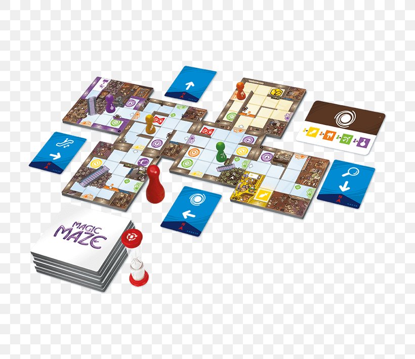 Cooperative Board Game Magic Maze Video Games, PNG, 709x709px, Watercolor, Cartoon, Flower, Frame, Heart Download Free