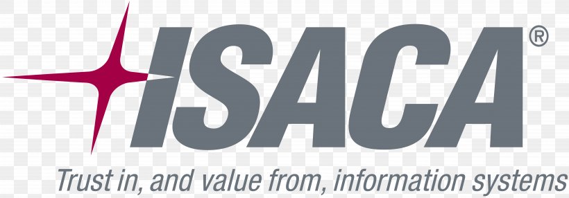 Logo ISACA Information System Information Technology Audit Management, PNG, 7200x2514px, Logo, Audit, Brand, Computer Security, Information System Download Free