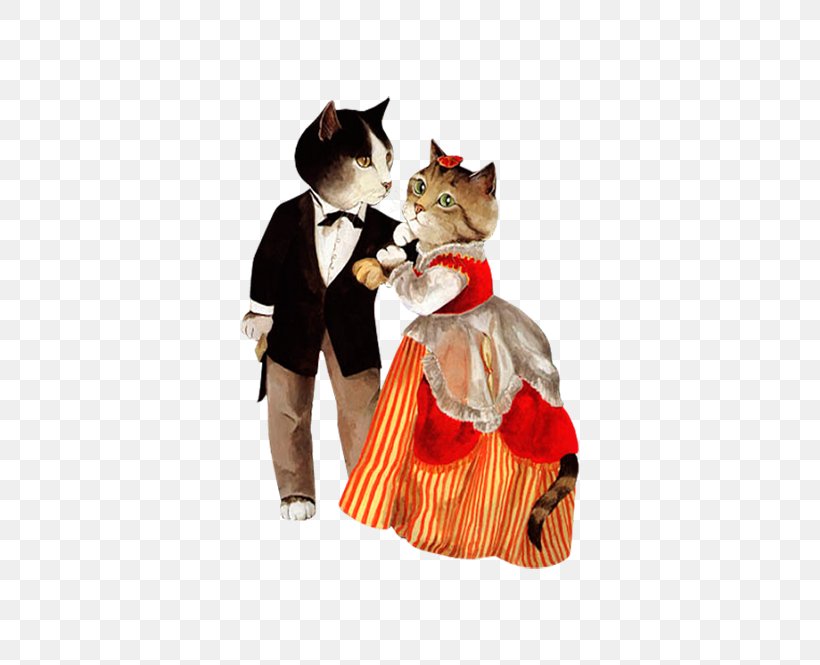 Cat Marriage Cartoon, PNG, 485x665px, Cat, Animal, Cartoon, Cat Like Mammal, Costume Download Free