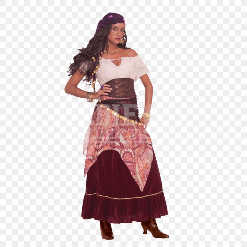 Costume Fortune-telling Clothing Dress Romani People, PNG, 850x850px, Costume, Boot, Clothing, Clothing Sizes, Corset Download Free