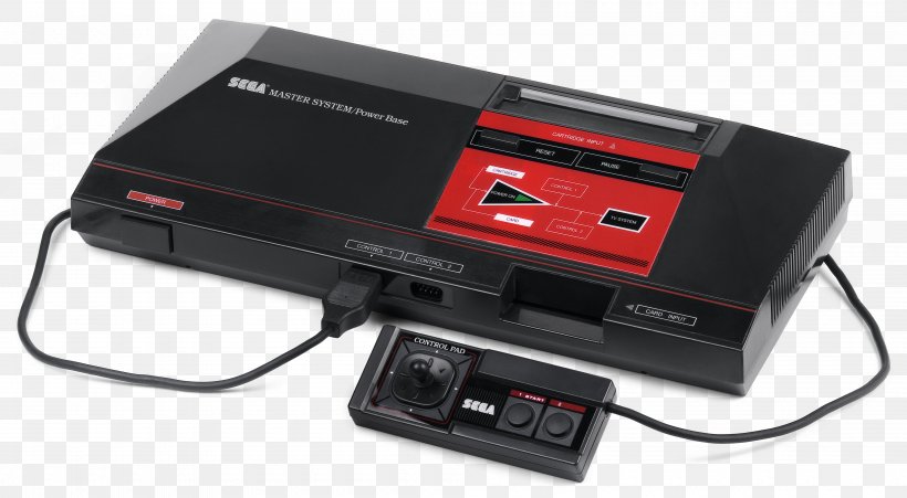 Master System Sega Video Game Consoles Nintendo Entertainment System Mega Drive, PNG, 4000x2200px, Master System, Atari 7800, Battery Charger, Electronic Device, Electronic Instrument Download Free