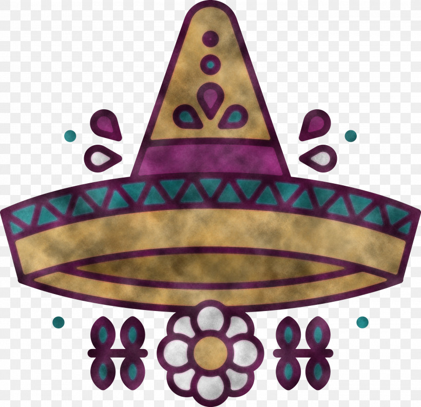 Mexican Elements, PNG, 3000x2904px, Mexican Elements, Purple Download Free