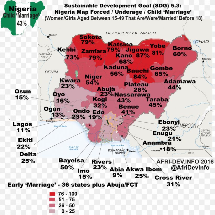 Nigeria Child Marriage Map Forced Marriage, PNG, 993x992px, Nigeria, Africa, Area, Child, Child Marriage Download Free