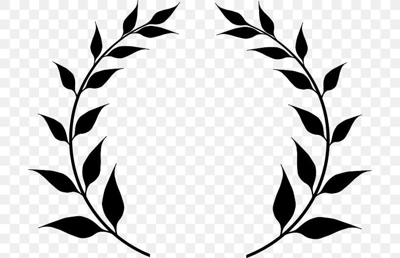 olive leaf wreath clipart