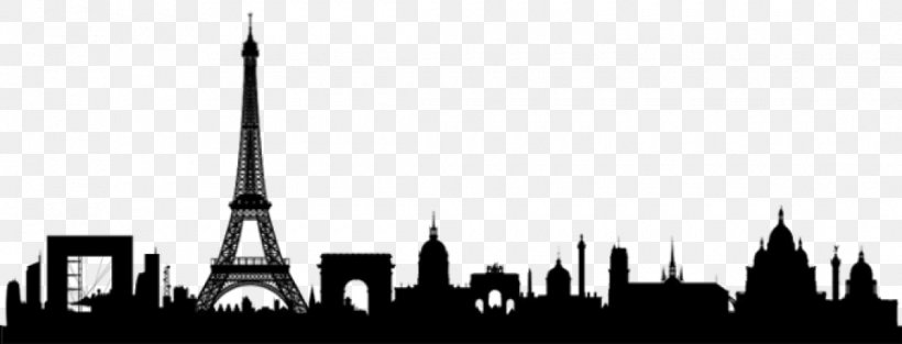 Paris Royalty-free Silhouette, PNG, 1120x428px, Paris, Art, Black And White, Building, City Download Free