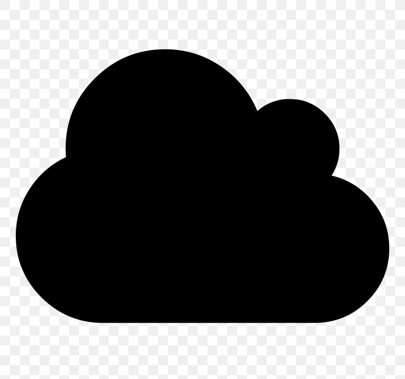 Cloud Computing Computer Servers, PNG, 768x768px, Cloud Computing, Black, Black And White, Cloud, Cloud Storage Download Free
