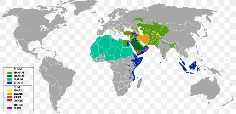 Muslim World Islam Map Madhhab Hanafi, PNG, 1245x604px, Muslim World, Area, Fiqh, Hanafi, Islam Download Free