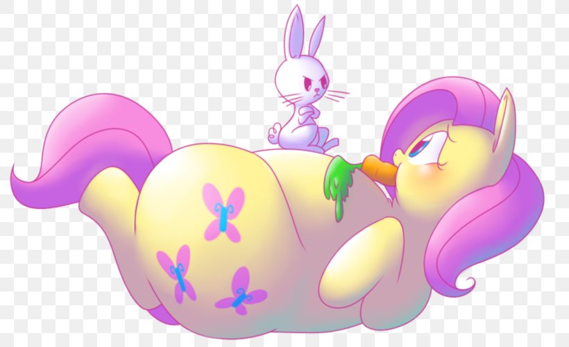 Rabbit Fluttershy Applejack Rarity Pinkie Pie, PNG, 800x500px, Rabbit, Adipose Tissue, Applejack, Cartoon, Easter Download Free