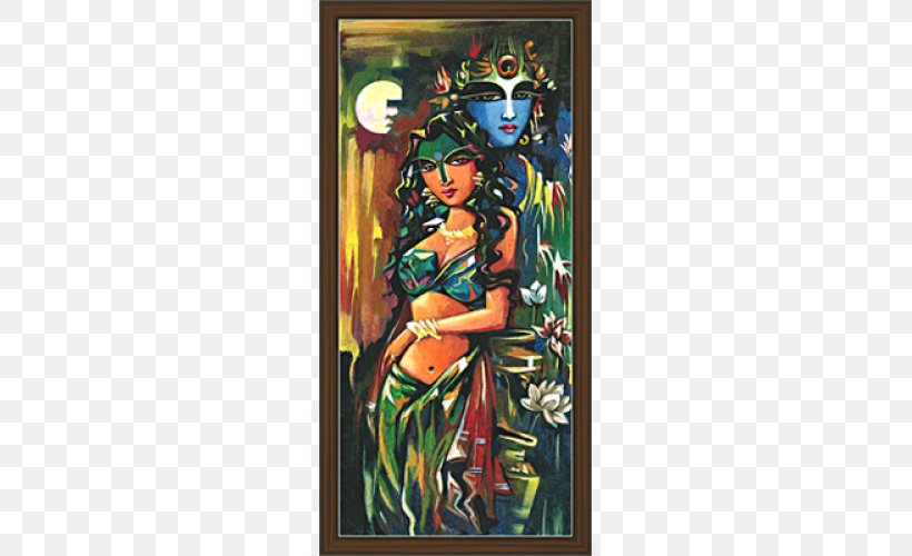 Radha Krishna Painting Art, PNG, 500x500px, Krishna, Art, Artwork, Carving, Divinity Download Free