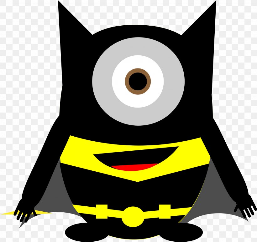 Batman YouTube Minions Clip Art, PNG, 2400x2267px, Batman, Art, Artwork, Cartoon, Despicable Me Download Free