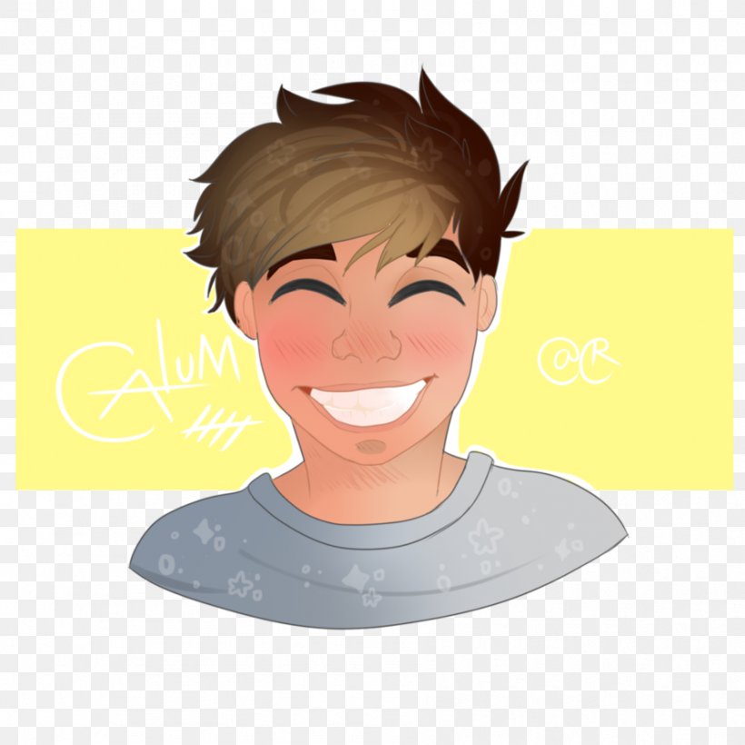 Calum Hood Cartoon Drawing Fan Art, PNG, 894x894px, Watercolor, Cartoon, Flower, Frame, Heart Download Free