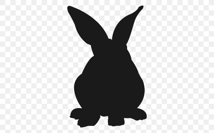 Rabbit Silhouette Hare Photography Drawing, PNG, 512x512px, Rabbit, Black, Black And White, Dog Like Mammal, Domestic Rabbit Download Free