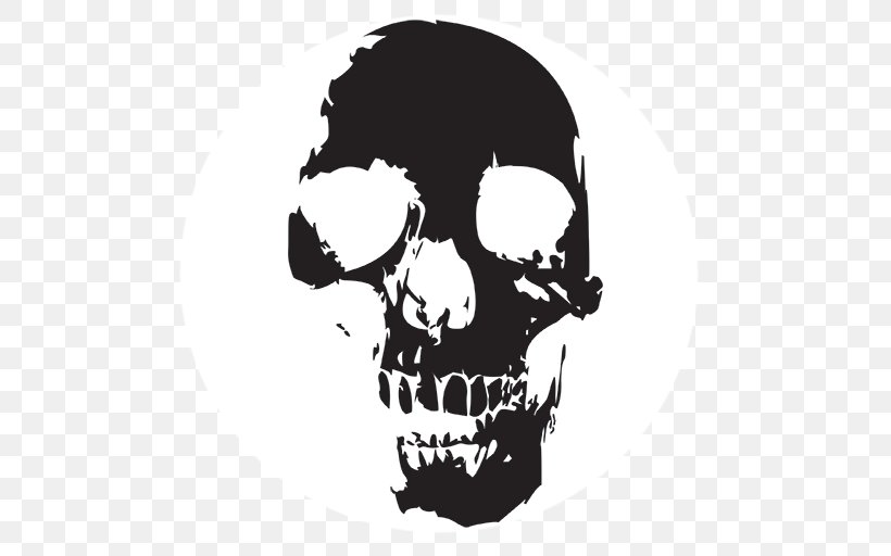 Skull Grunge, PNG, 512x512px, Skull, Art, Black And White, Bone, Drawing Download Free