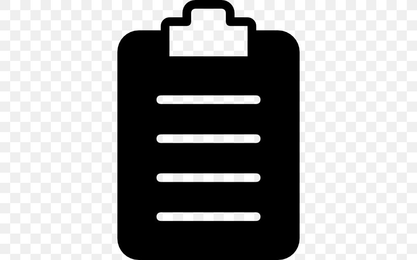 Clipboard, PNG, 512x512px, Clipboard, Black, Black And White, Data Compression, Directory Download Free