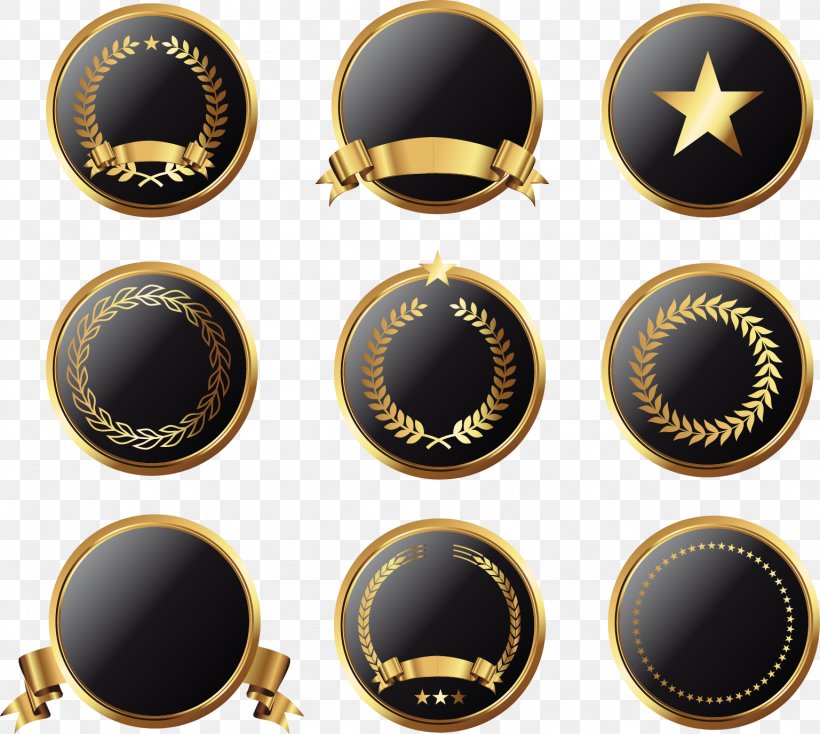 Gold Color, PNG, 1537x1376px, Gold, Black Gold, Button, Color, Emblem Download Free