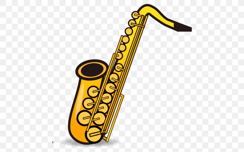Saxophone Emoji Sticker Woodwind Instrument Text Messaging, PNG, 512x512px, Watercolor, Cartoon, Flower, Frame, Heart Download Free