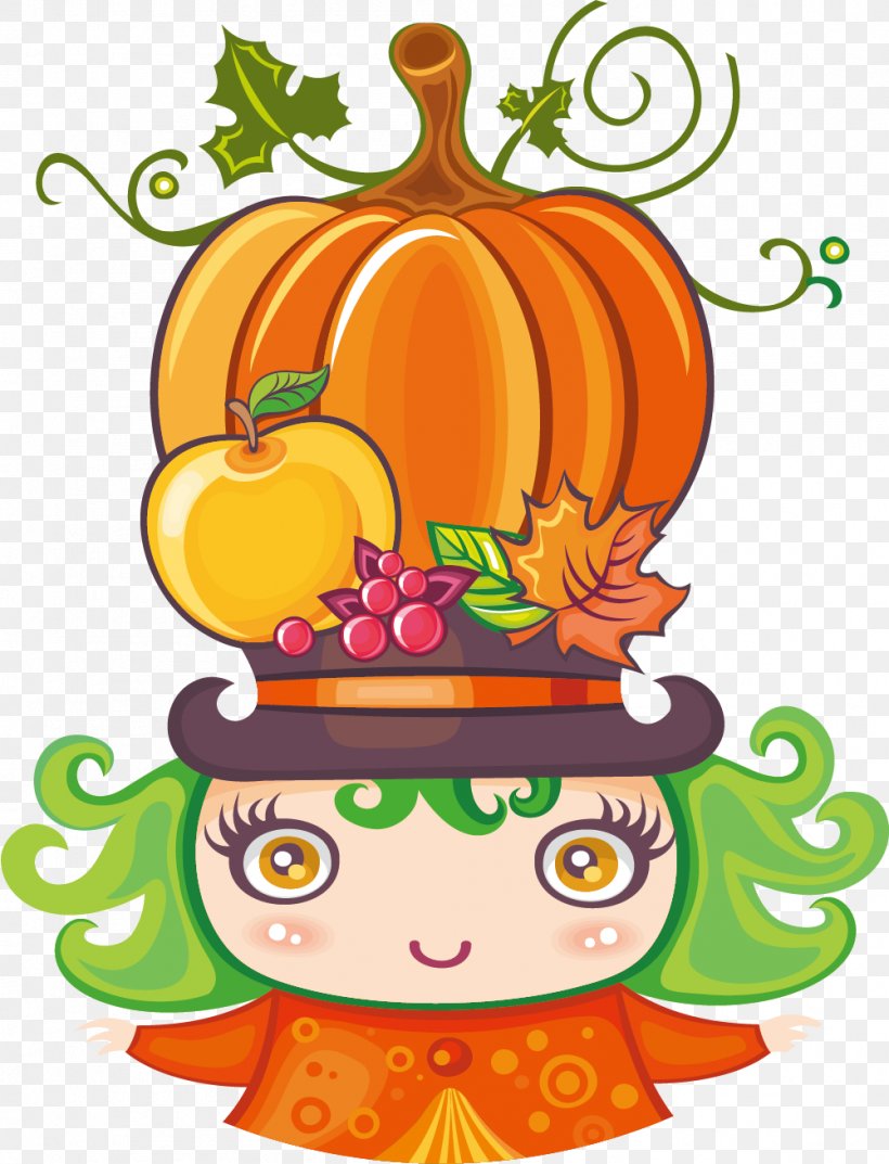 Thanksgiving Autumn Halloween Clip Art, PNG, 1001x1310px, Thanksgiving, Autumn, Cartoon, Cuisine, Food Download Free
