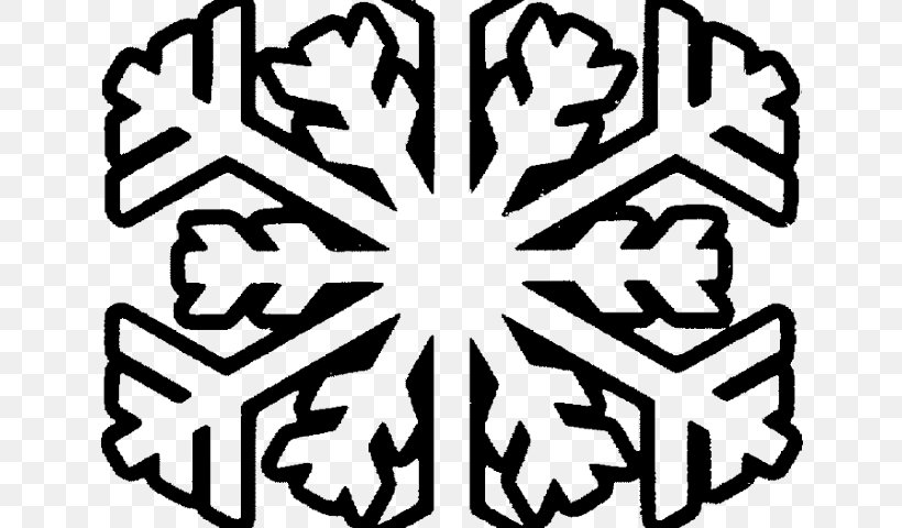 Book Black And White, PNG, 640x480px, Snowflake, Book, Christmas Day, Color, Coloring Book Download Free