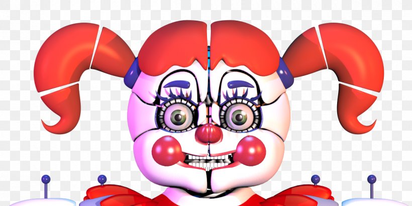 Five Nights At Freddy's: Sister Location Clown Autodesk 3ds Max Circus Blender, PNG, 1200x600px, Clown, Art, Autodesk 3ds Max, Bit, Blender Download Free