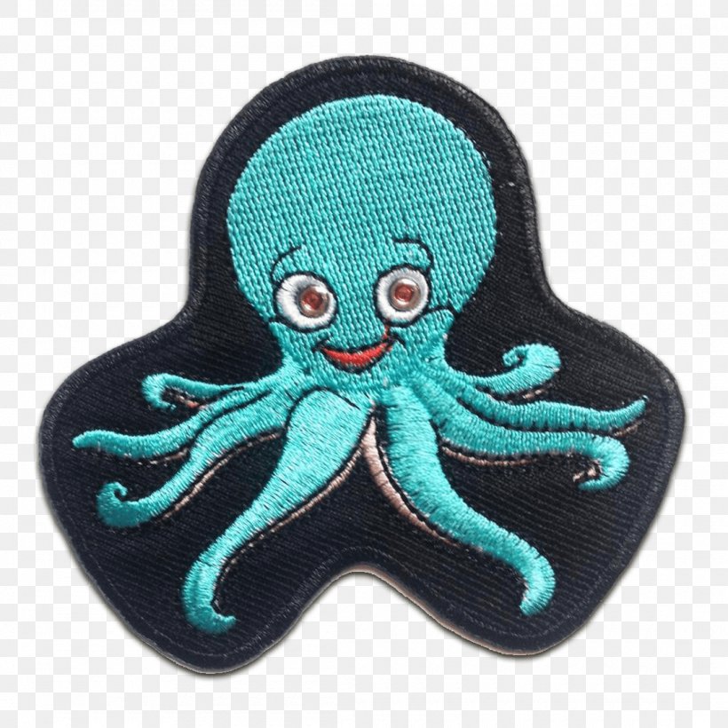 Octopus Blue Honda CB500X Coleoids Embroidered Patch, PNG, 1100x1100px, Octopus, Animal, Applique, Black, Blue Download Free