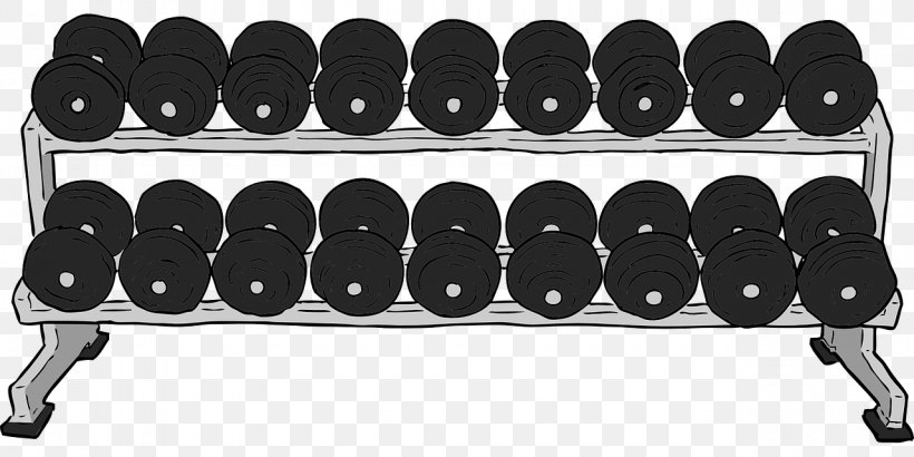 Dumbbell Clip Art, PNG, 1280x640px, Dumbbell, Barbell, Black And White, Exercise Equipment, Fitness Centre Download Free