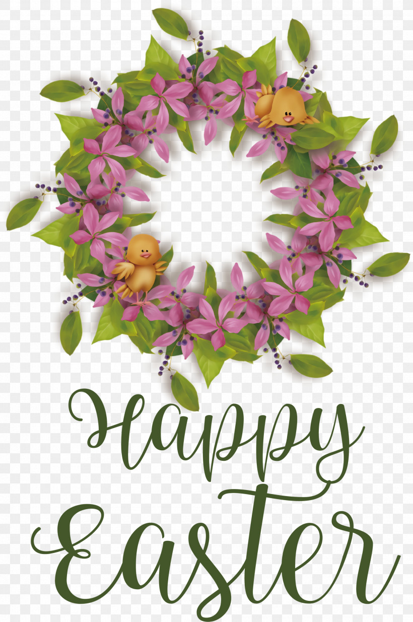 Happy Easter Chicken And Ducklings, PNG, 1991x2999px, Happy Easter, Chicken And Ducklings, Cut Flowers, Flora, Floral Design Download Free